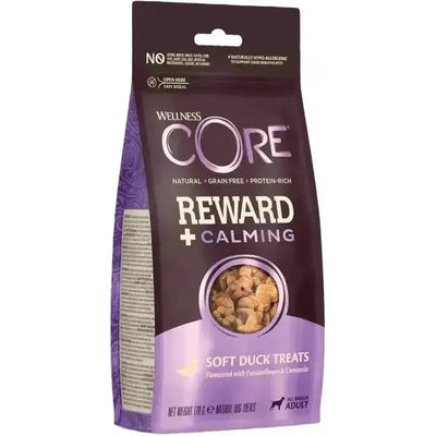 WELLNESS CORE Reward+ Treats Canard Calmant pour Chien Sans Céréales 170g