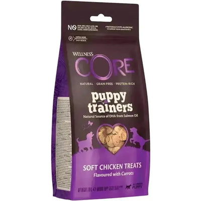 WELLNESS CORE Puppy Trainers Friandises d'apprentissage pour Chiot Poulet Carottes 170g