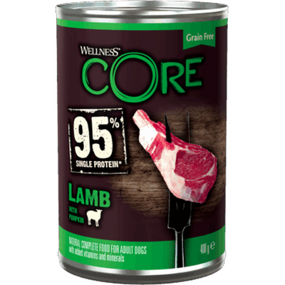 WELLNESS CORE 95% Agneau et Potiron 400g