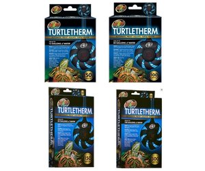 ZOOMED TurtleTherm Chauffage Aquatique Automatique 25W pour Tortues Aquarium jusqu'à 7-8L